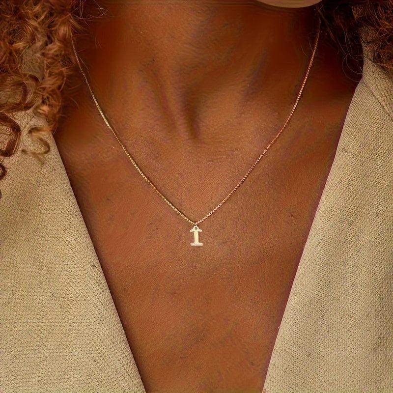 Sleek Initial Necklace