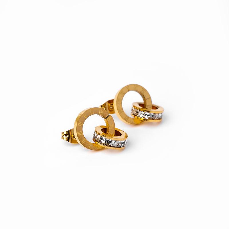 Roman Zircon Earrings