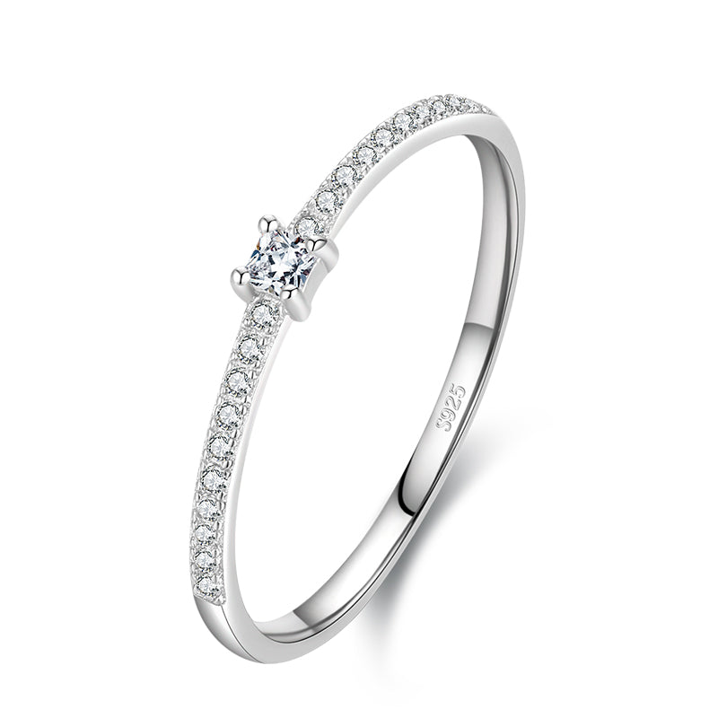 Radiant Solitaire Ring