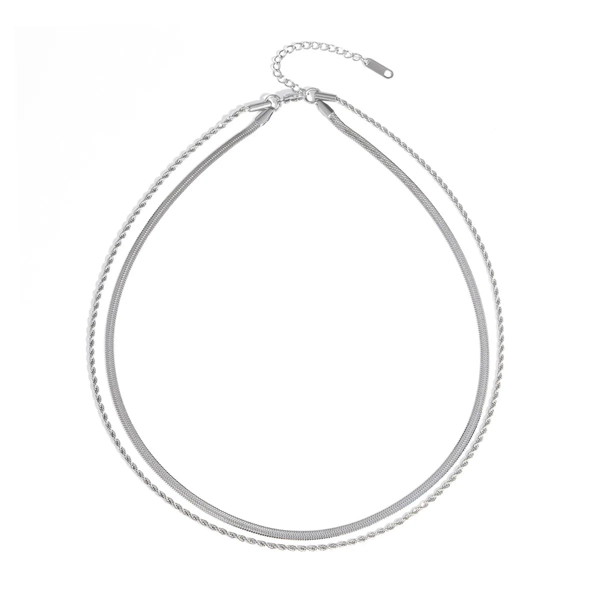 Mesh Layers Necklace – 18K Gold, Waterproof & Hypoallergenic