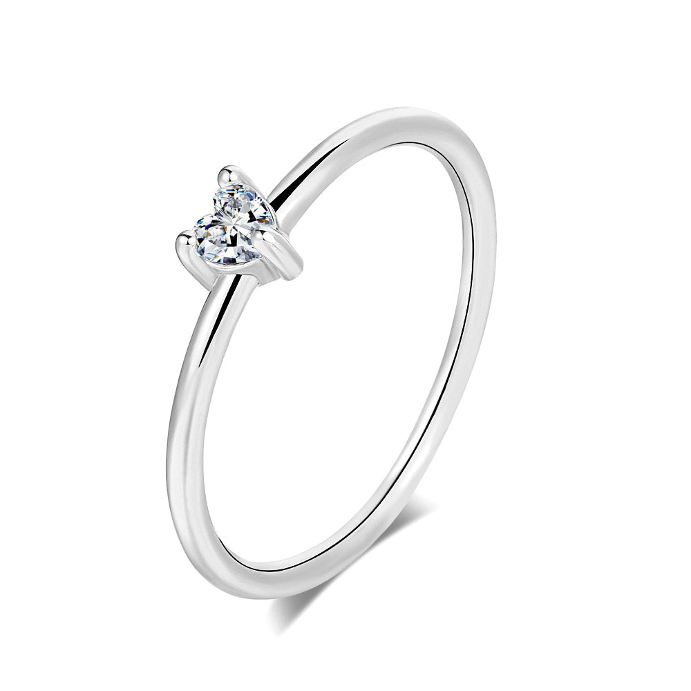 Pure Solitaire Ring