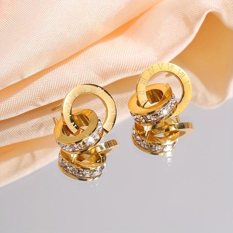 Roman Zircon Earrings