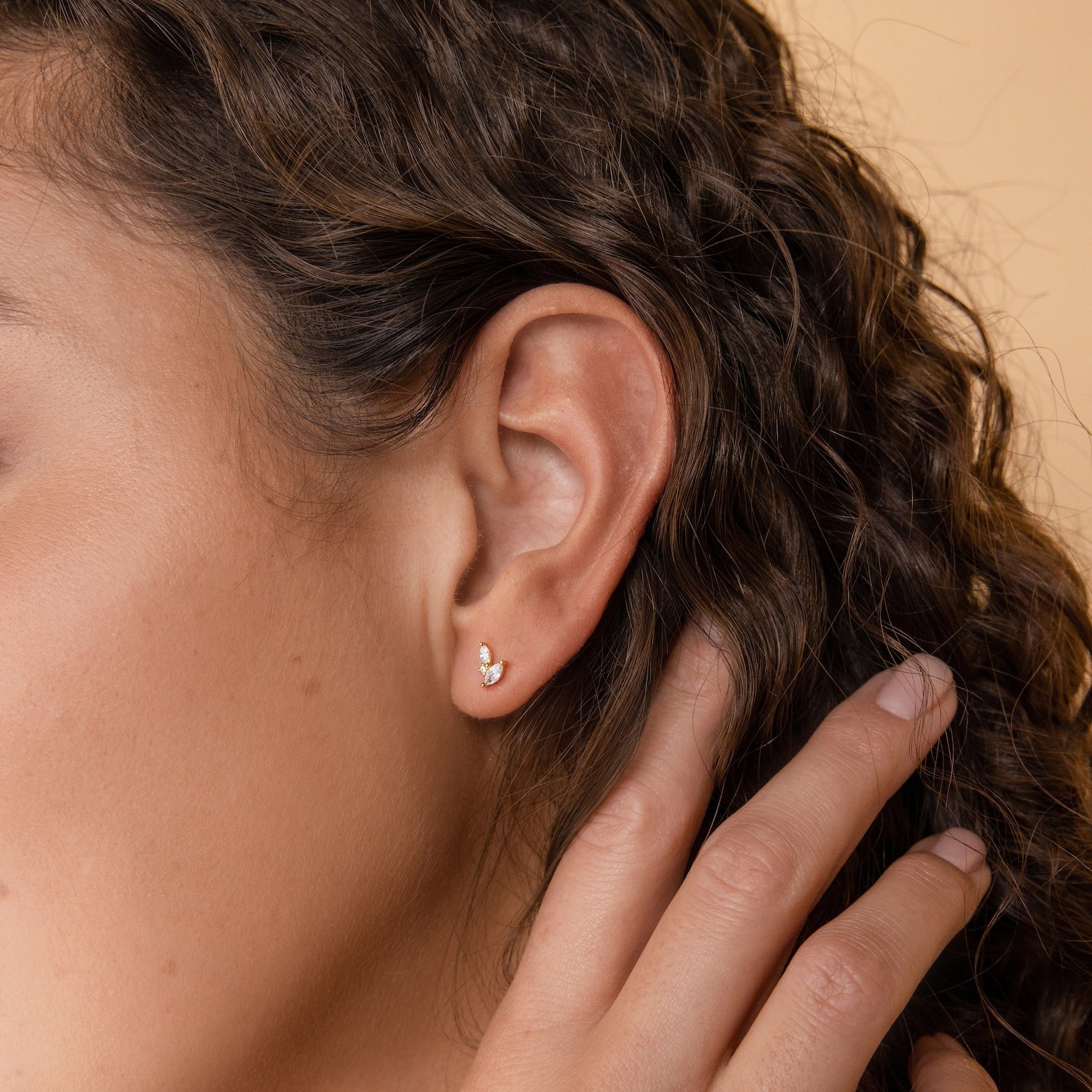 Aurora Marquise Studs