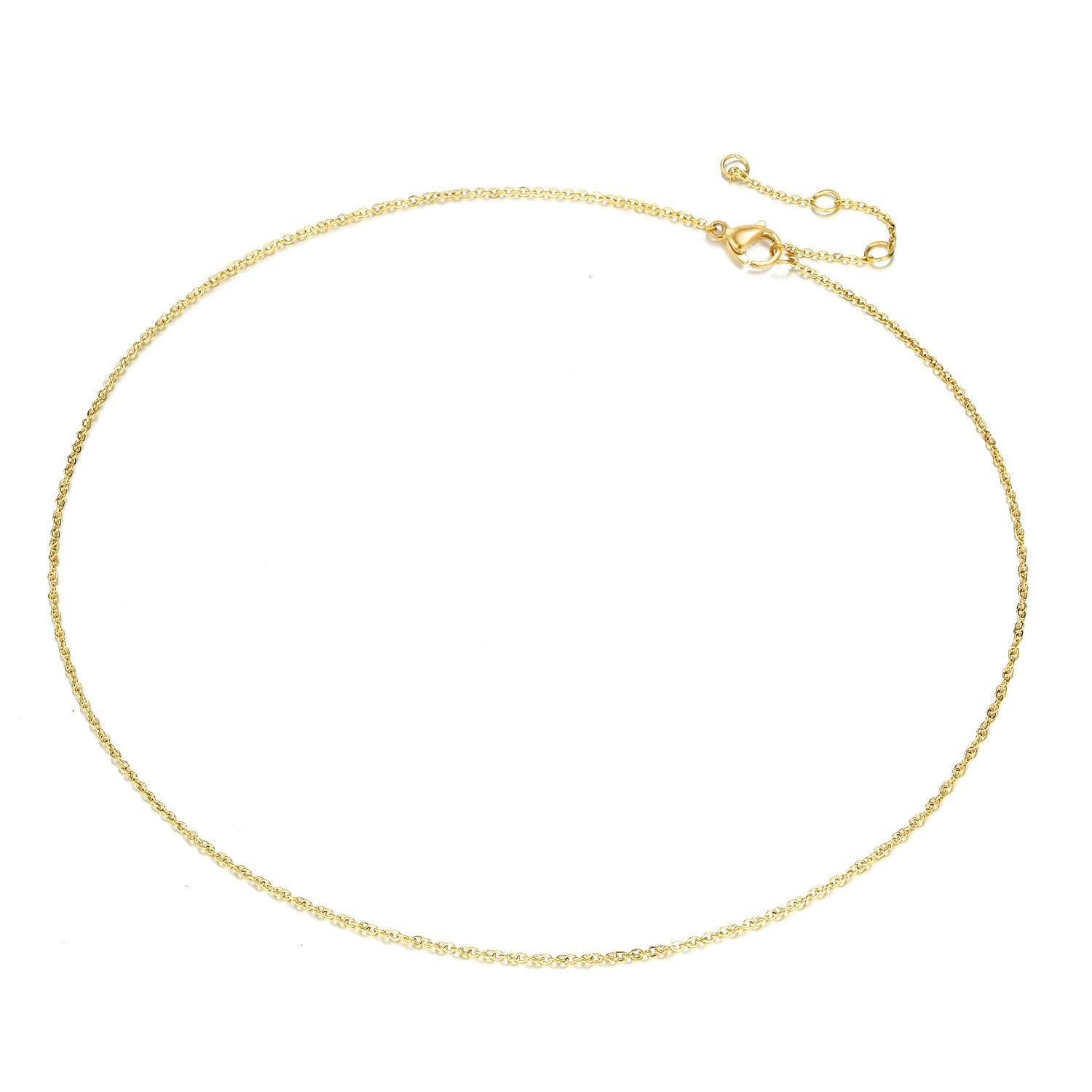 Lunar Grace Necklace – 18K Gold, Waterproof & Hypoallergenic