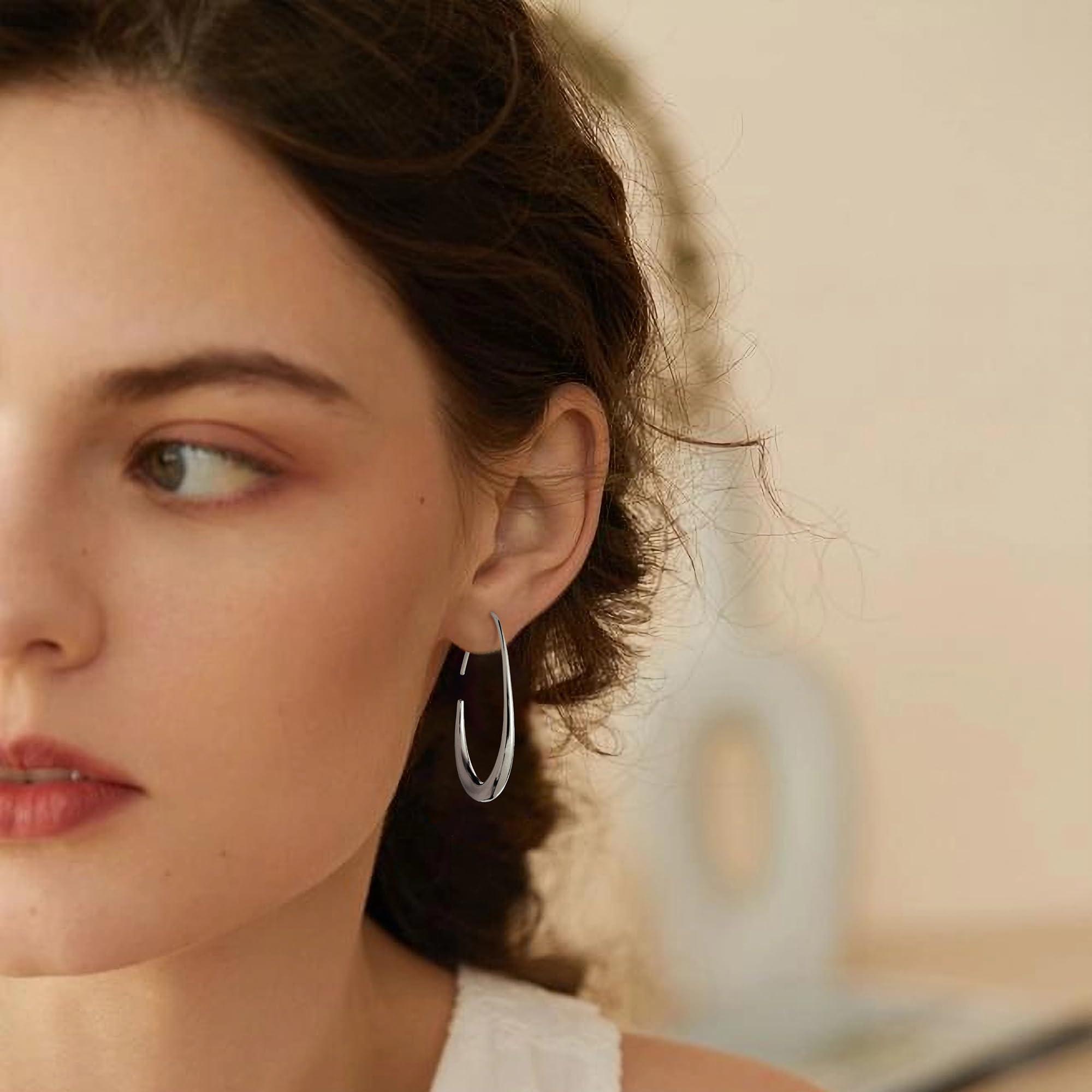 Golden Aura Hoops – 18K Gold, Waterproof & Hypoallergenic