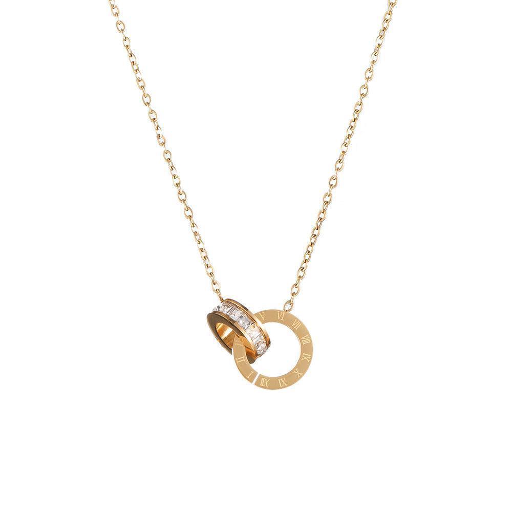 Radiant Aura Necklace – Elegant 18K Gold Necklace