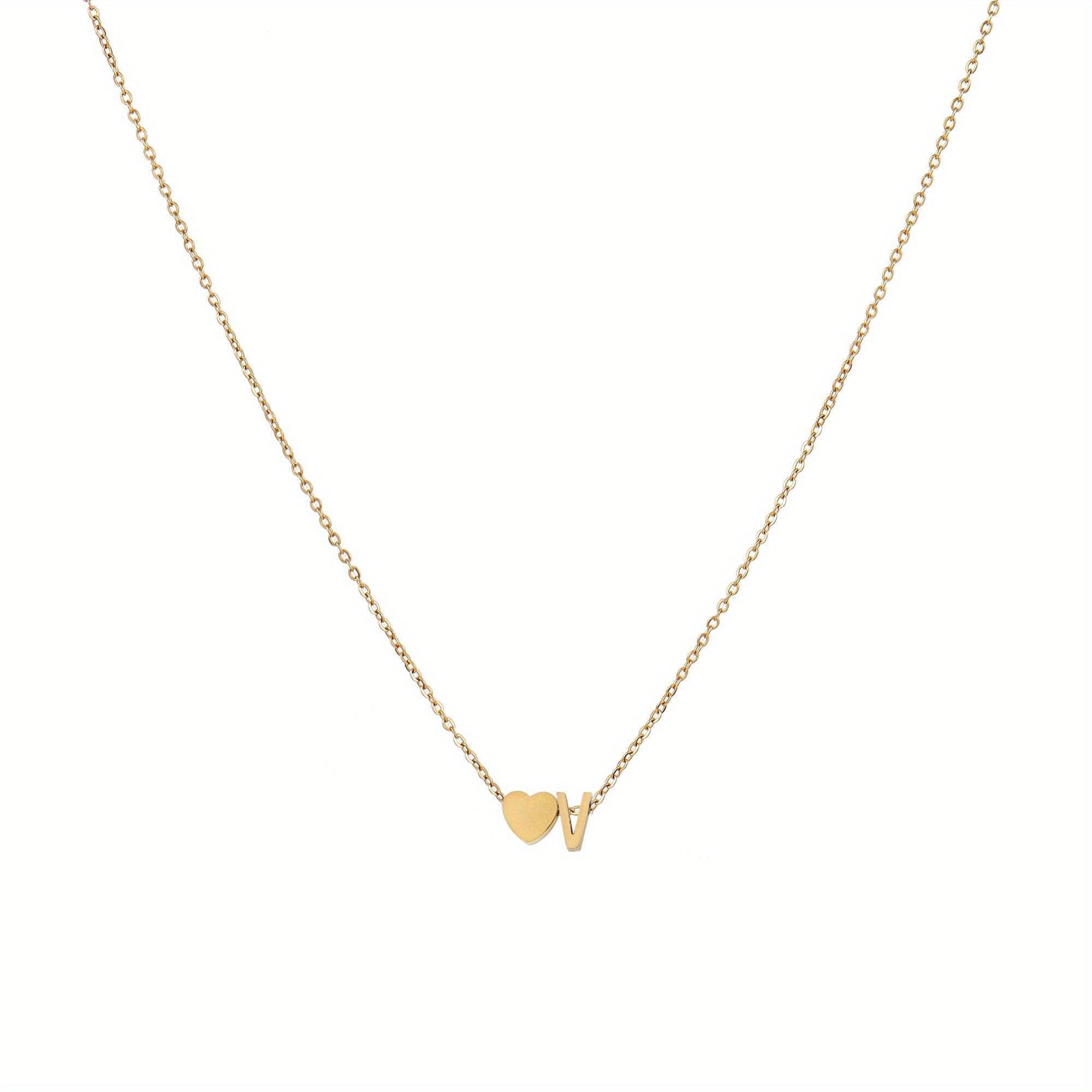 Initial Love Necklace