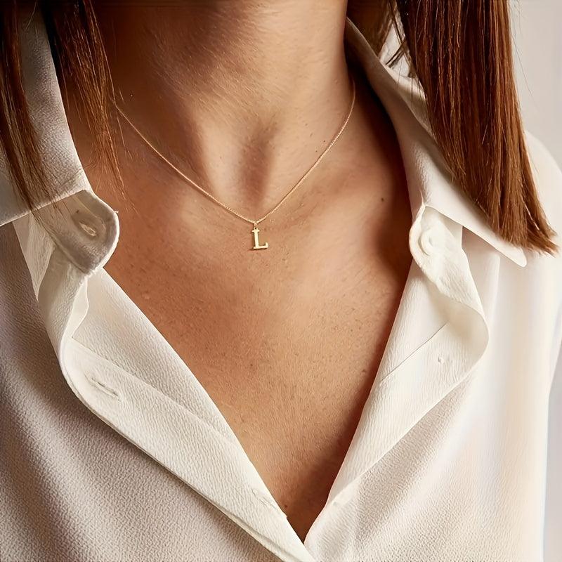 Sleek Initial Necklace