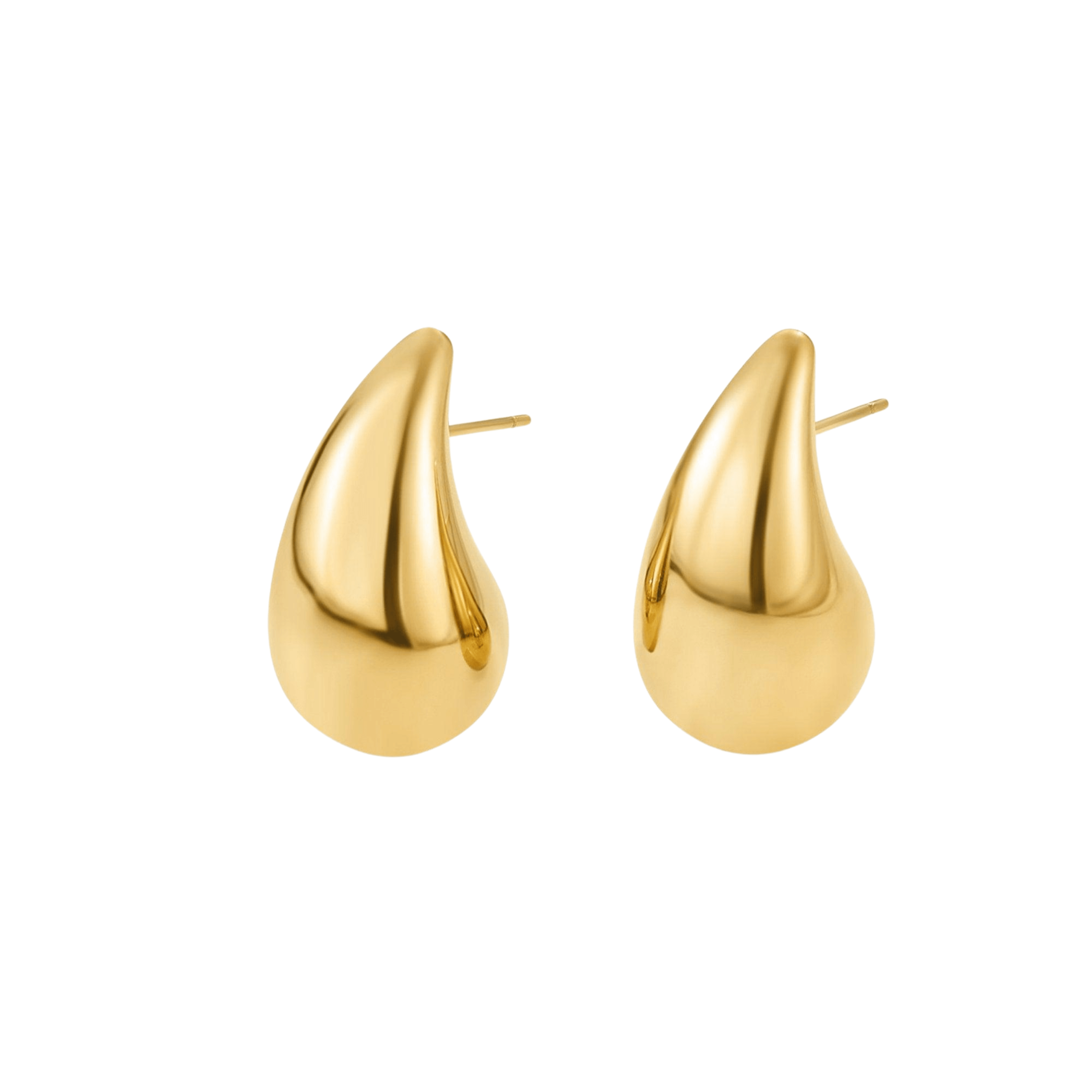 Dewdrop Earrings – 18K Gold, Waterproof & Hypoallergenic