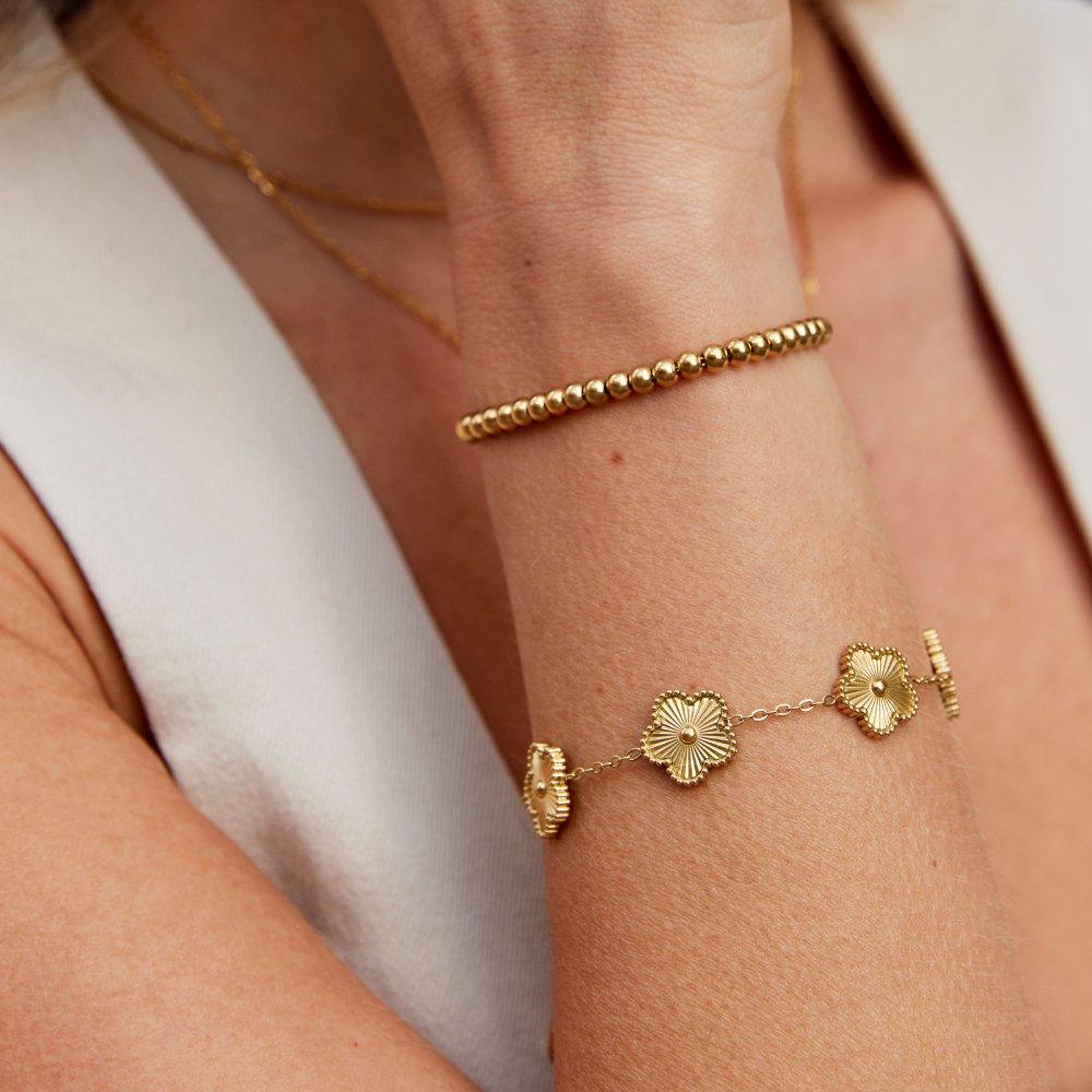 Pure Blossom Bracelet – 18K Gold Waterproof Minimalist Jewelry