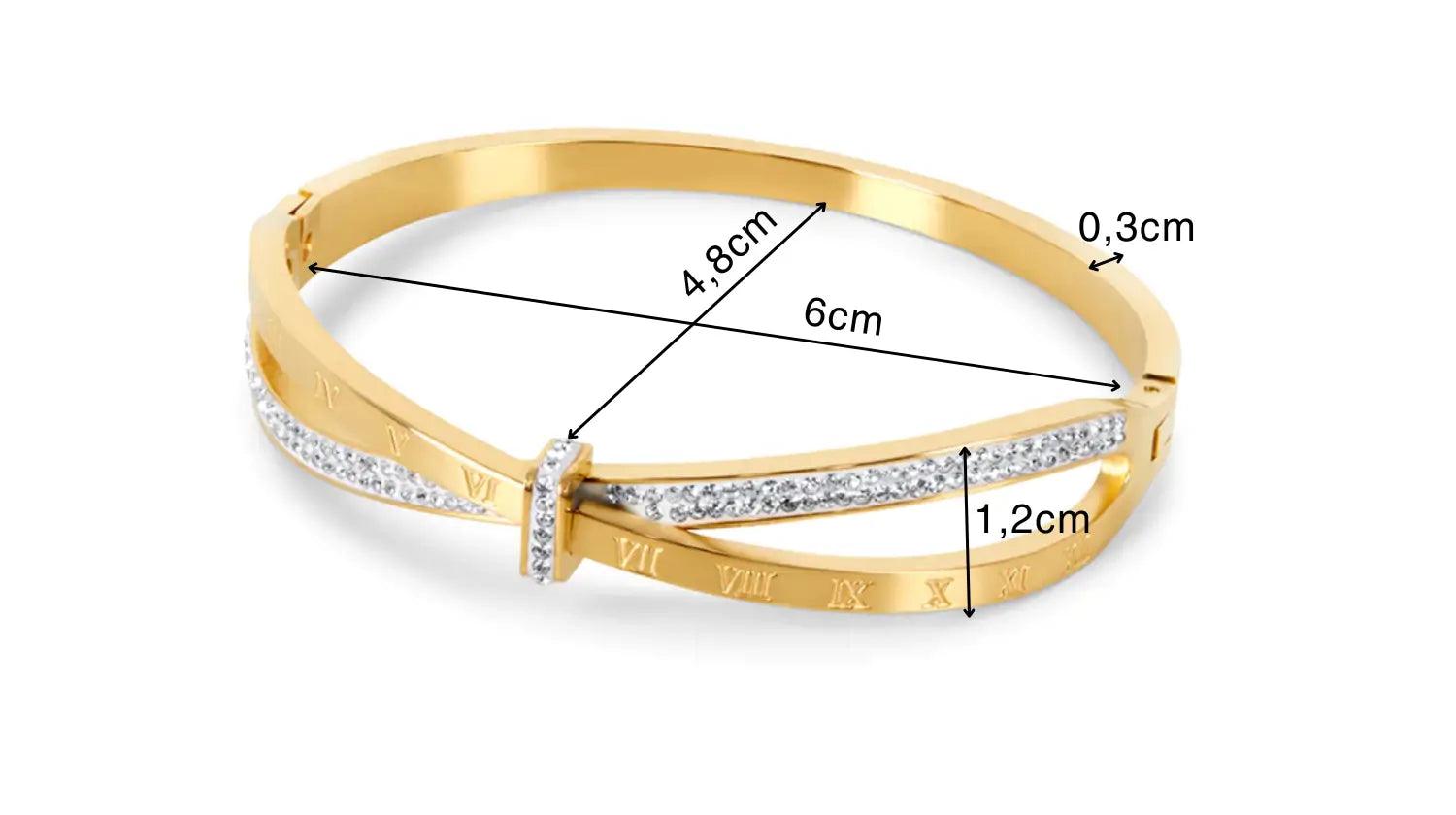 Roman Zircon Bracelet