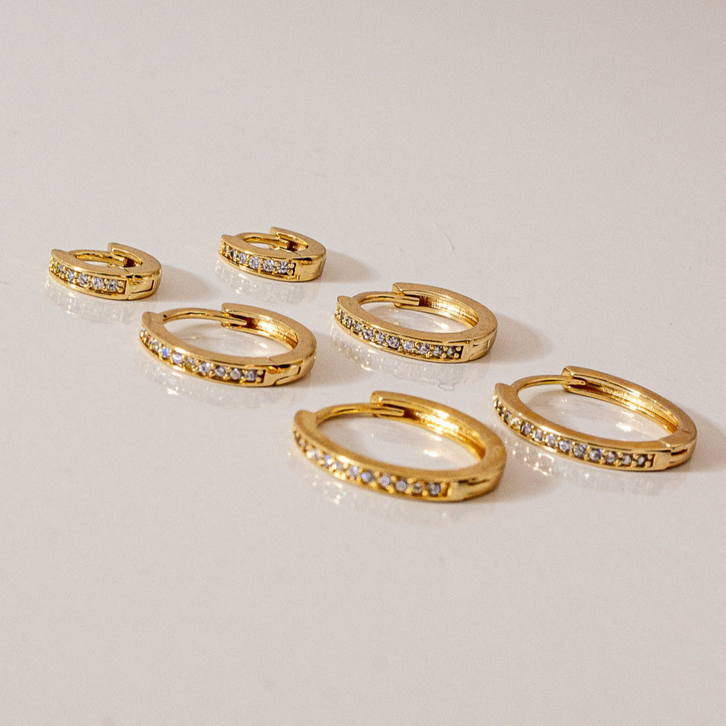 Zircon Hoop Trio