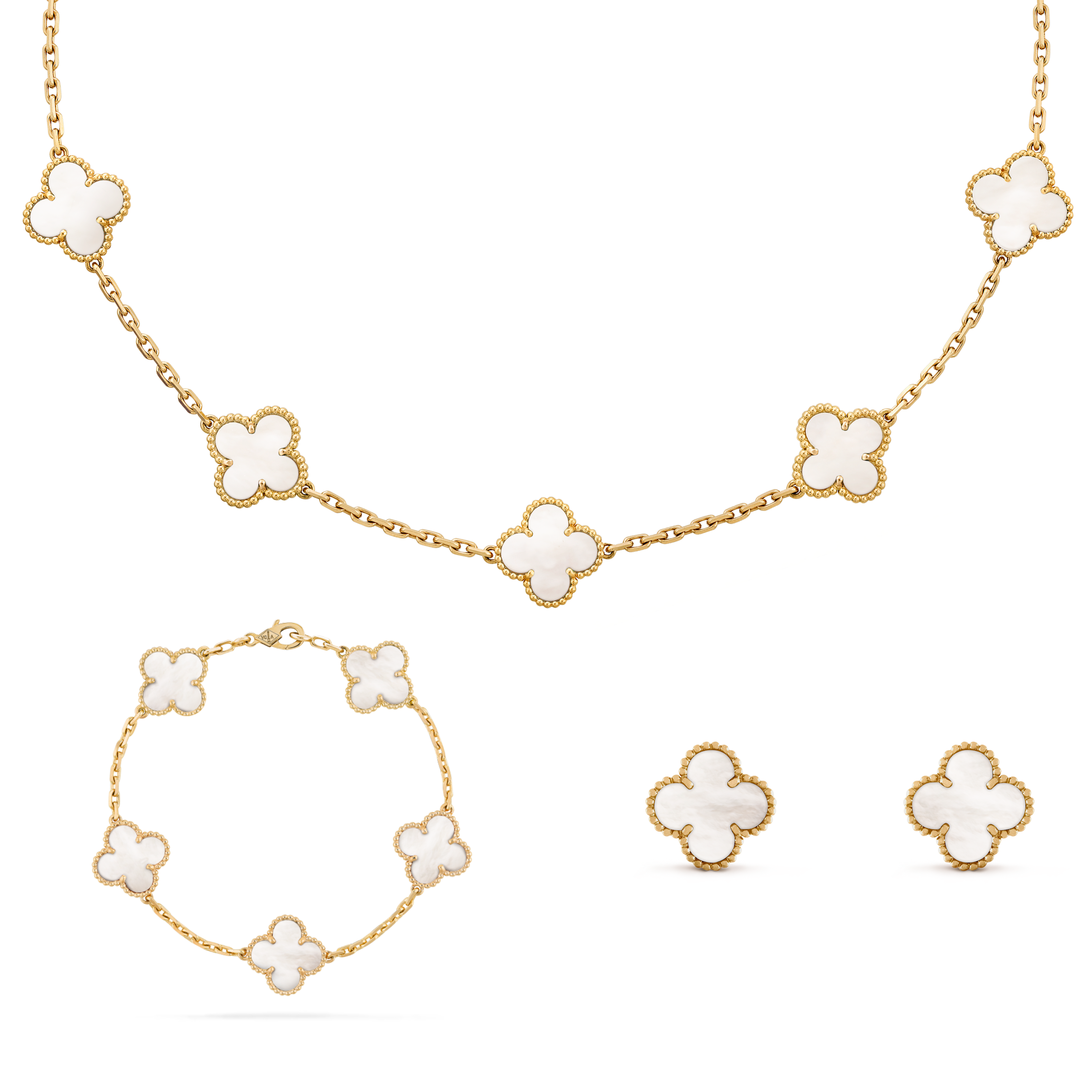 Aven Onyx Shine Set – 18K Gold Plated Elegance