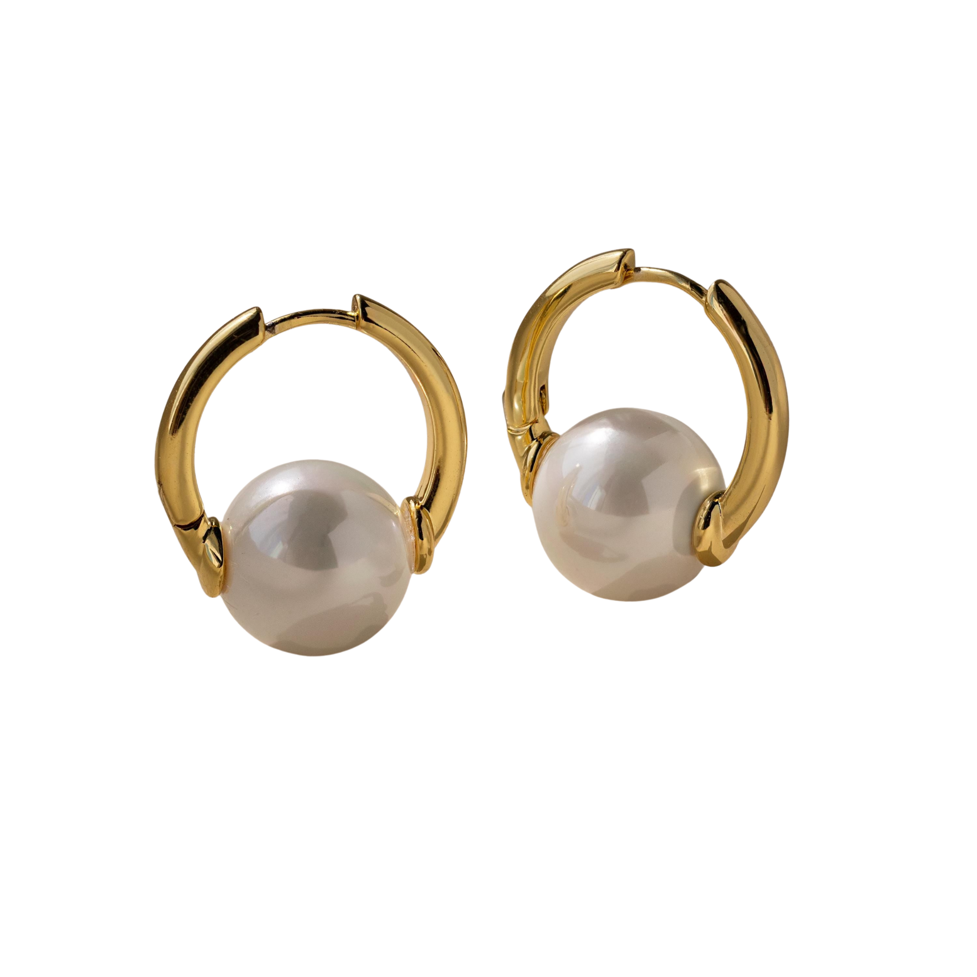 Whisper Pearl Hoops
