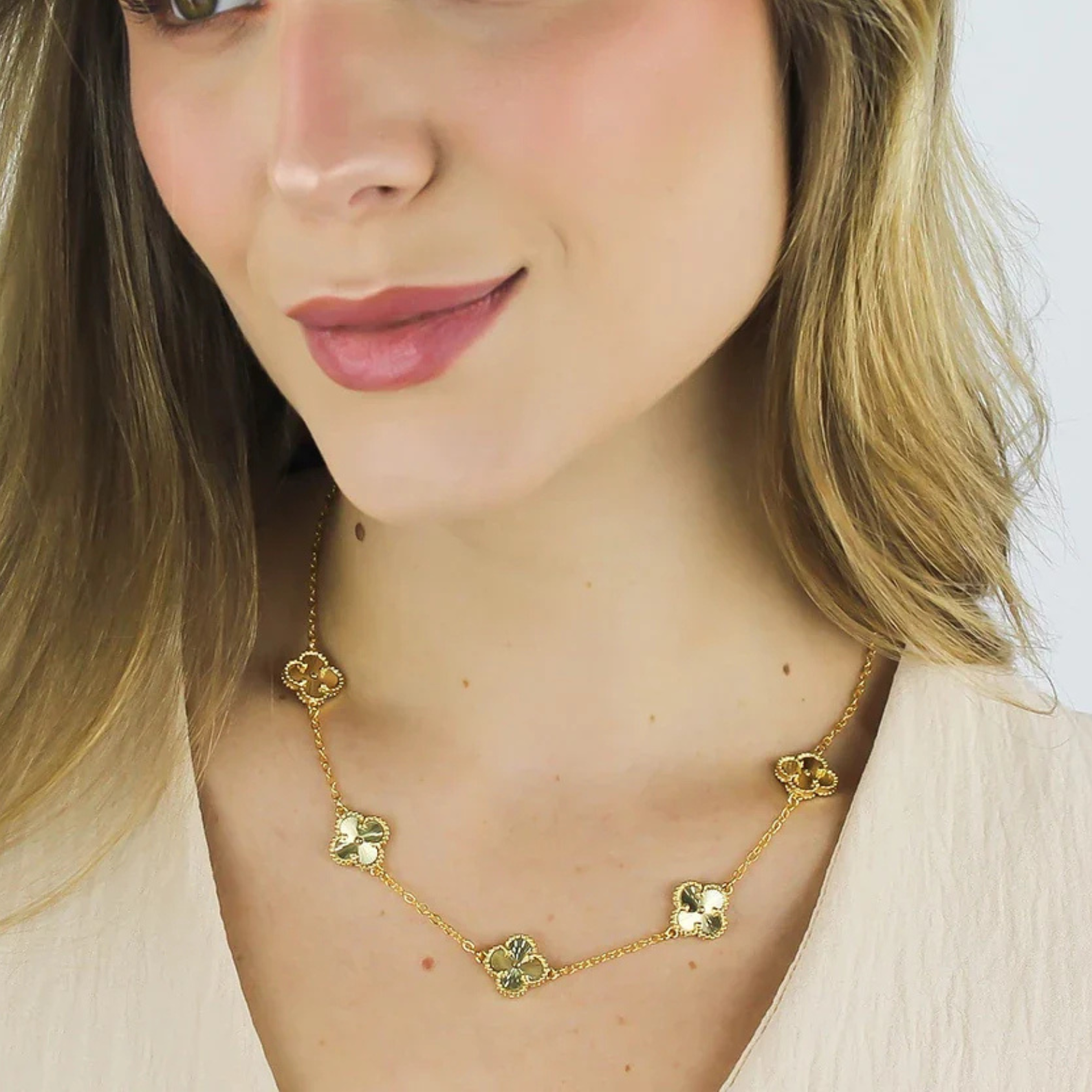 Aven Onyx Shine Set – 18K Gold Plated Elegance