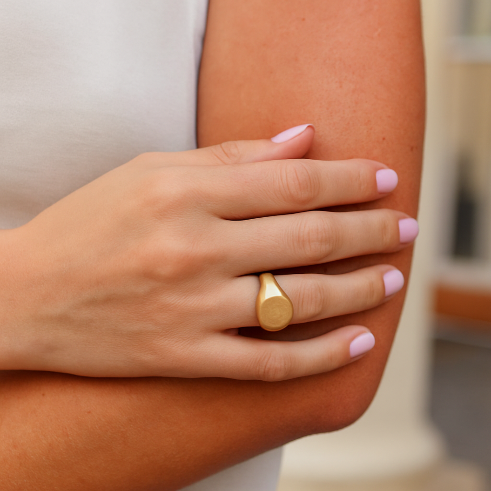 Geo Circle Ring