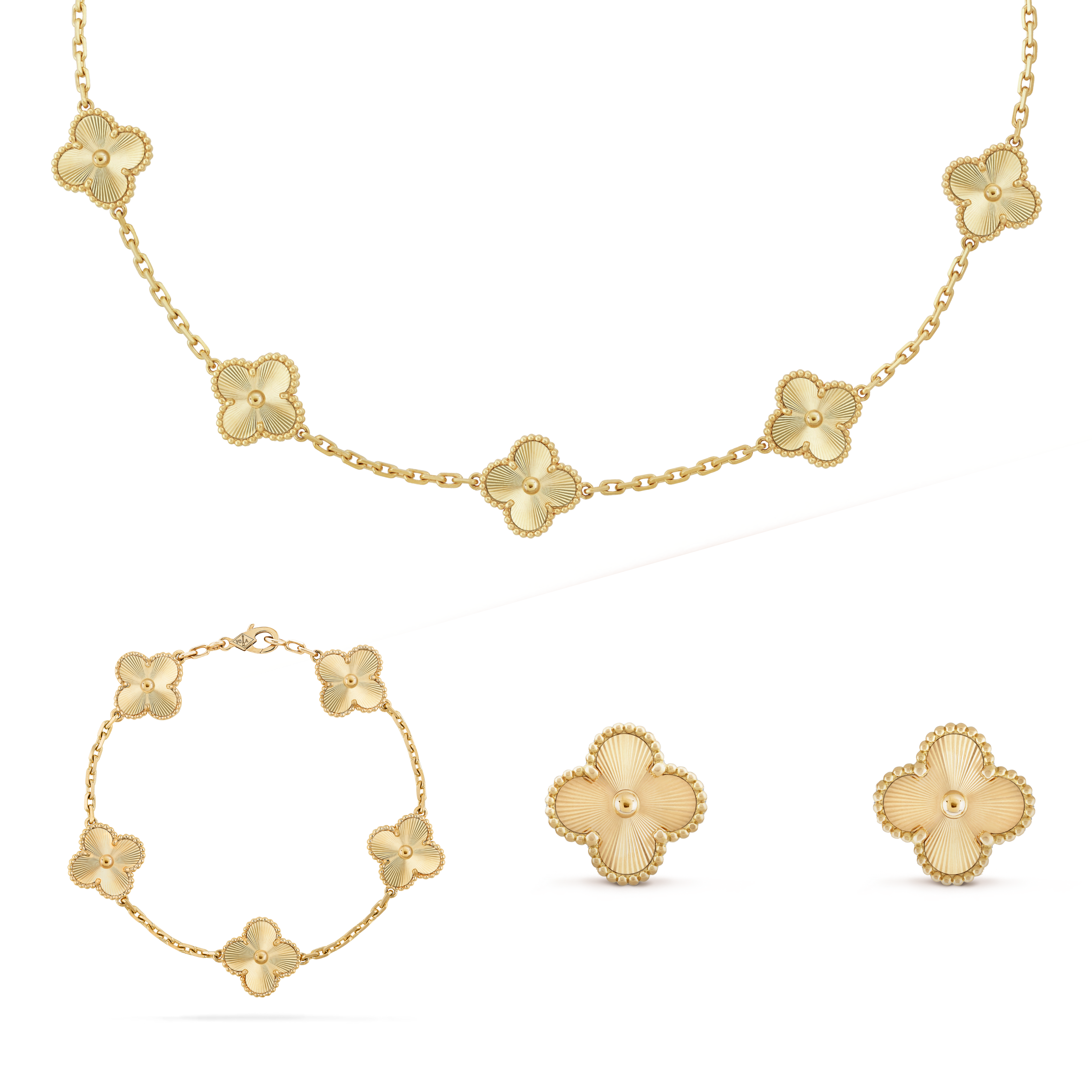 Aven Onyx Shine Set – 18K Gold Plated Elegance