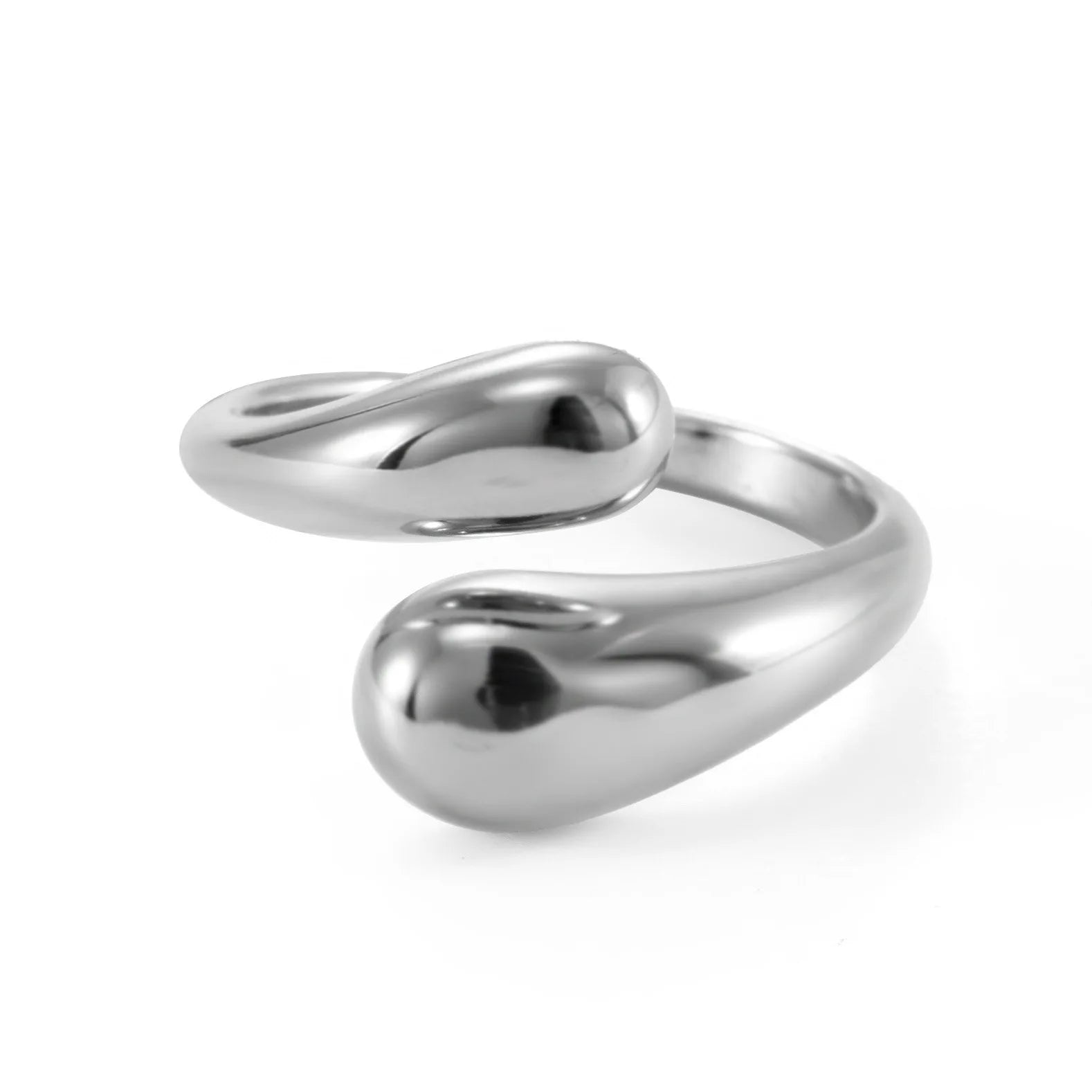 Dewdrop Ring – 18K Gold, Waterproof & Hypoallergenic