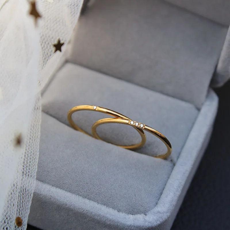 Zircon Dots Ring