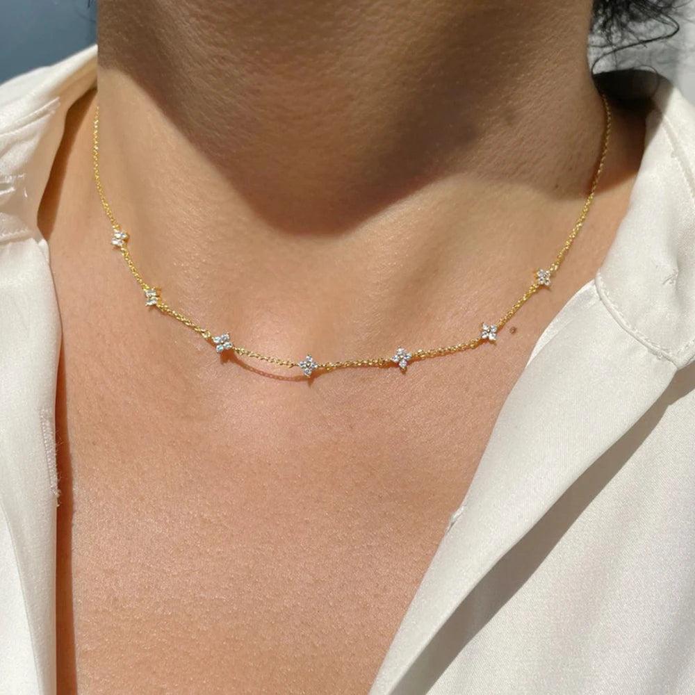 Ivy Luxe Choker – 18K Gold, Waterproof & Hypoallergenic