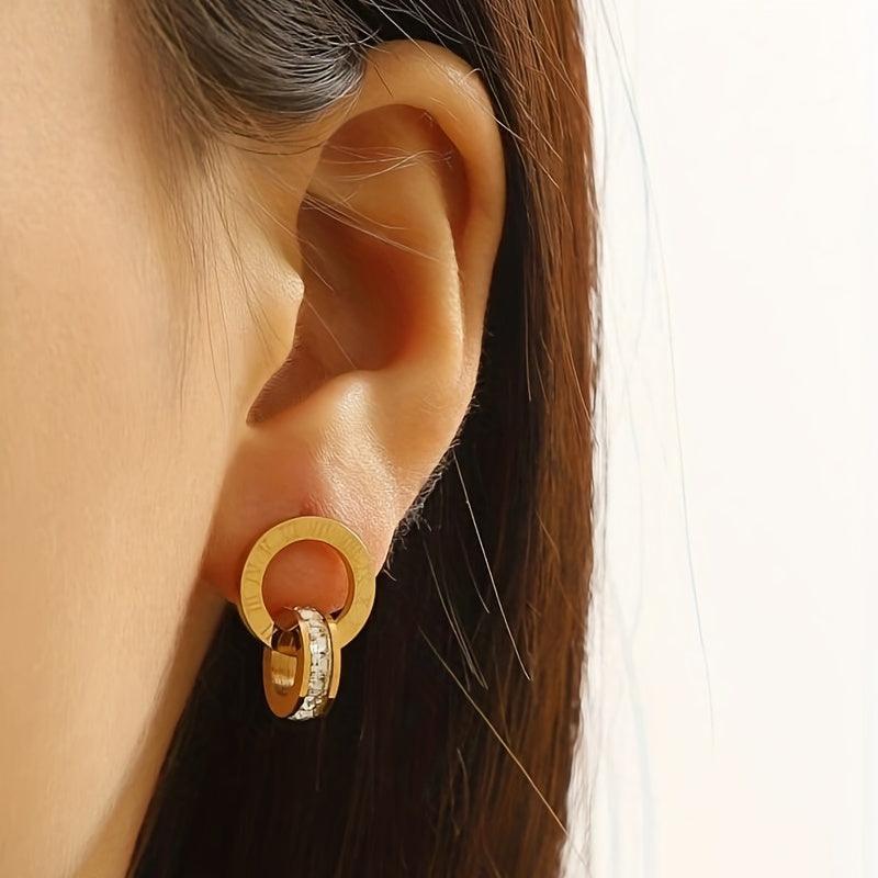 Roman Zircon Earrings