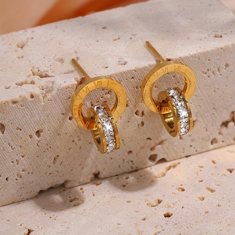 Roman Zircon Earrings