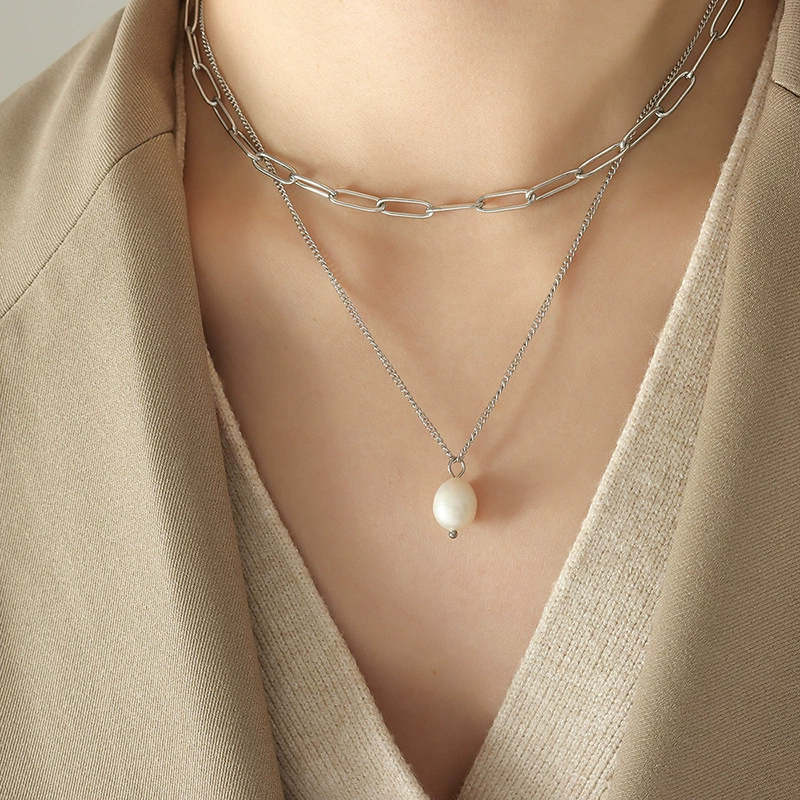 Dual Pearl Necklace