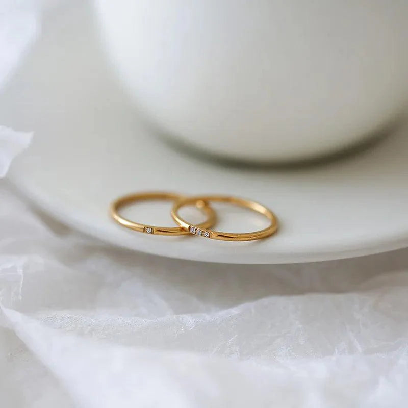 Zircon Dots Ring