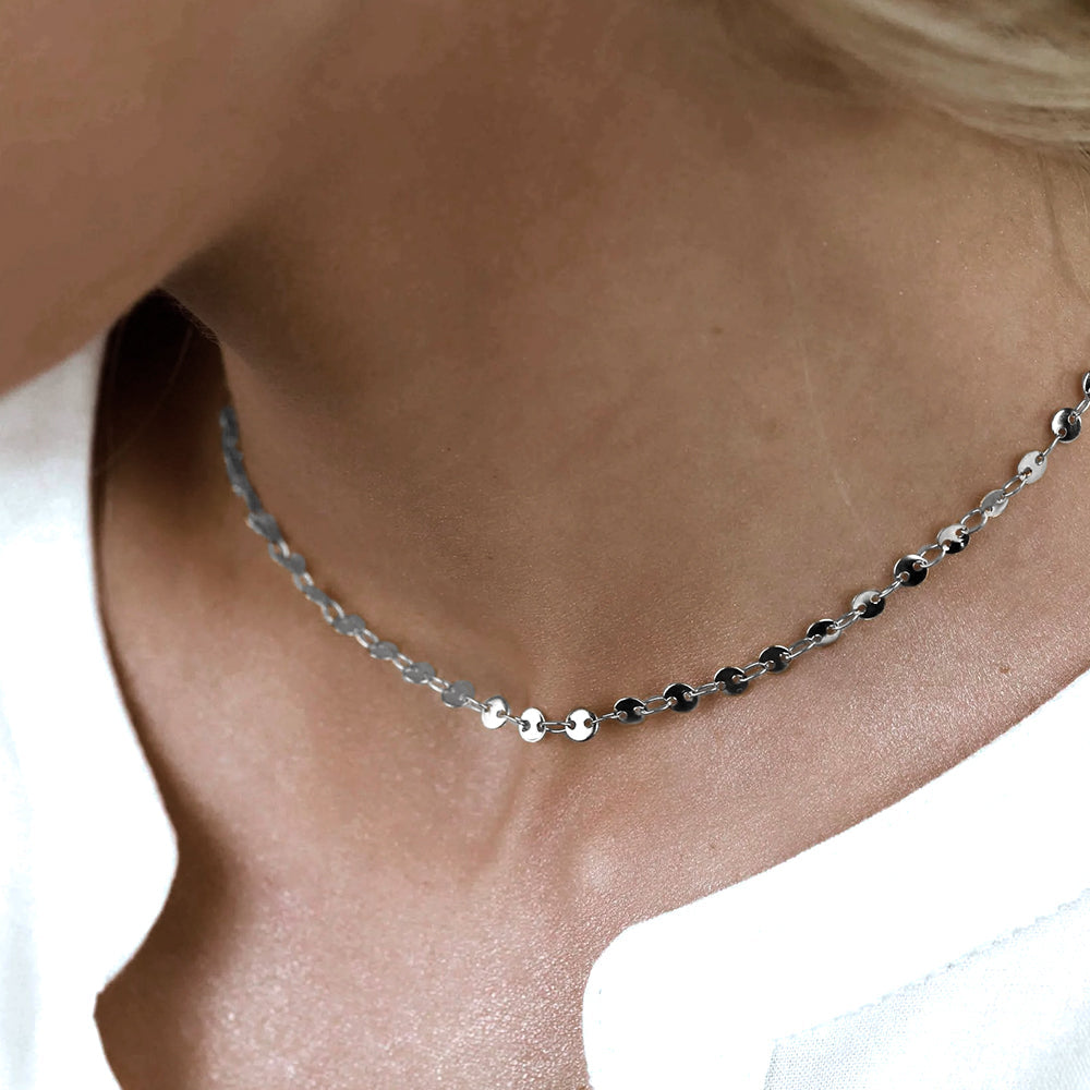 Serein Choker – Elegant 18K Gold Waterproof Choker Necklace