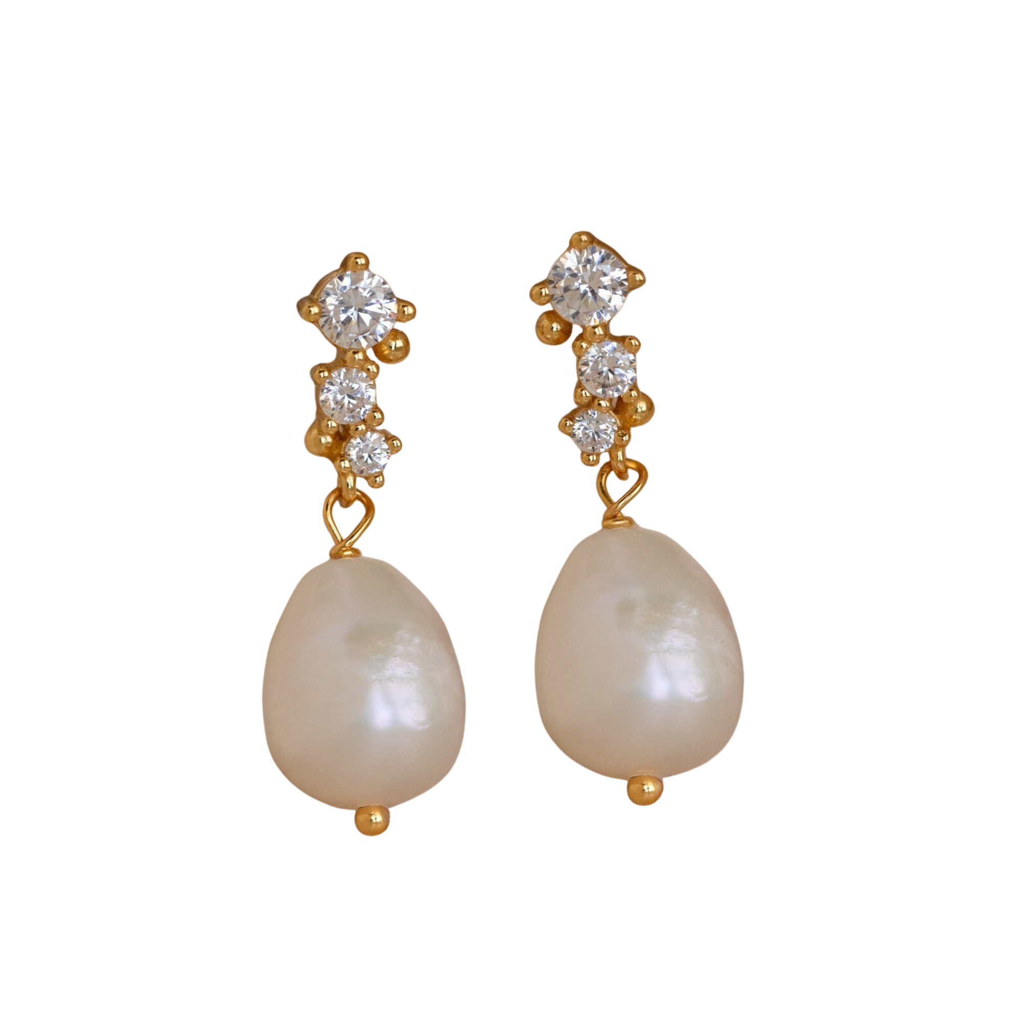 Ivy Drop Earrings – 18K Gold, Waterproof & Hypoallergenic