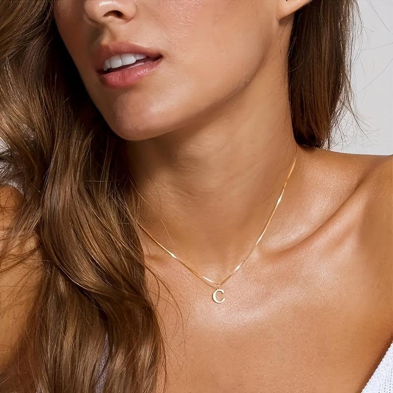 Sleek Initial Necklace