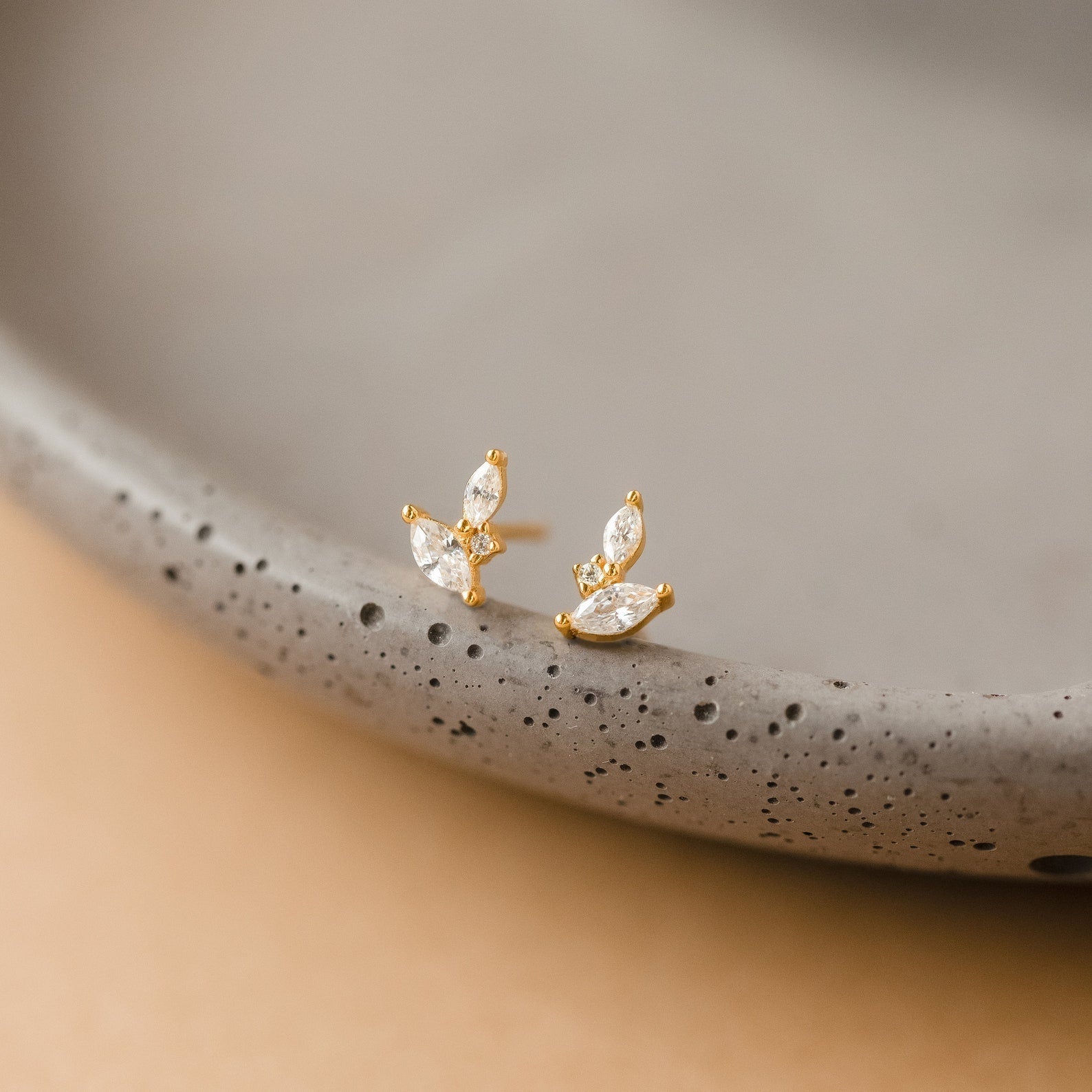 Aurora Marquise Studs