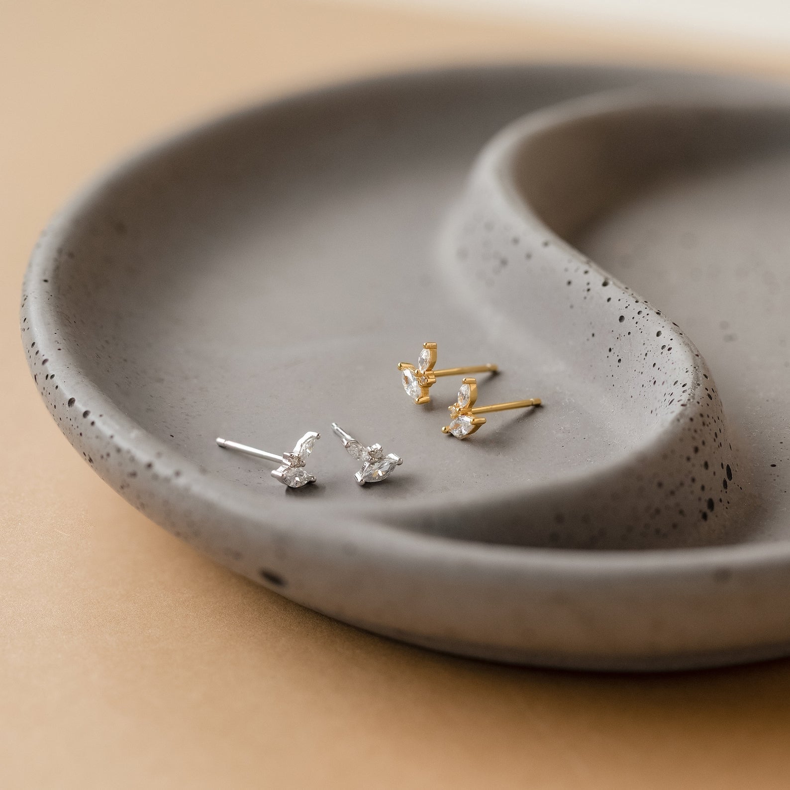 Aurora Marquise Studs