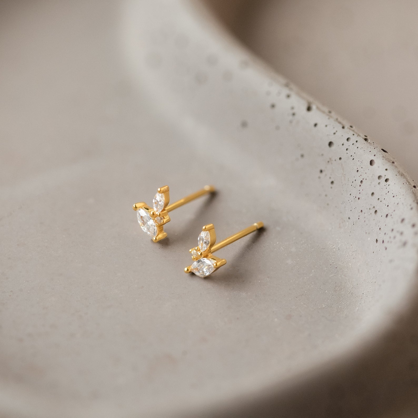 Aurora Marquise Studs