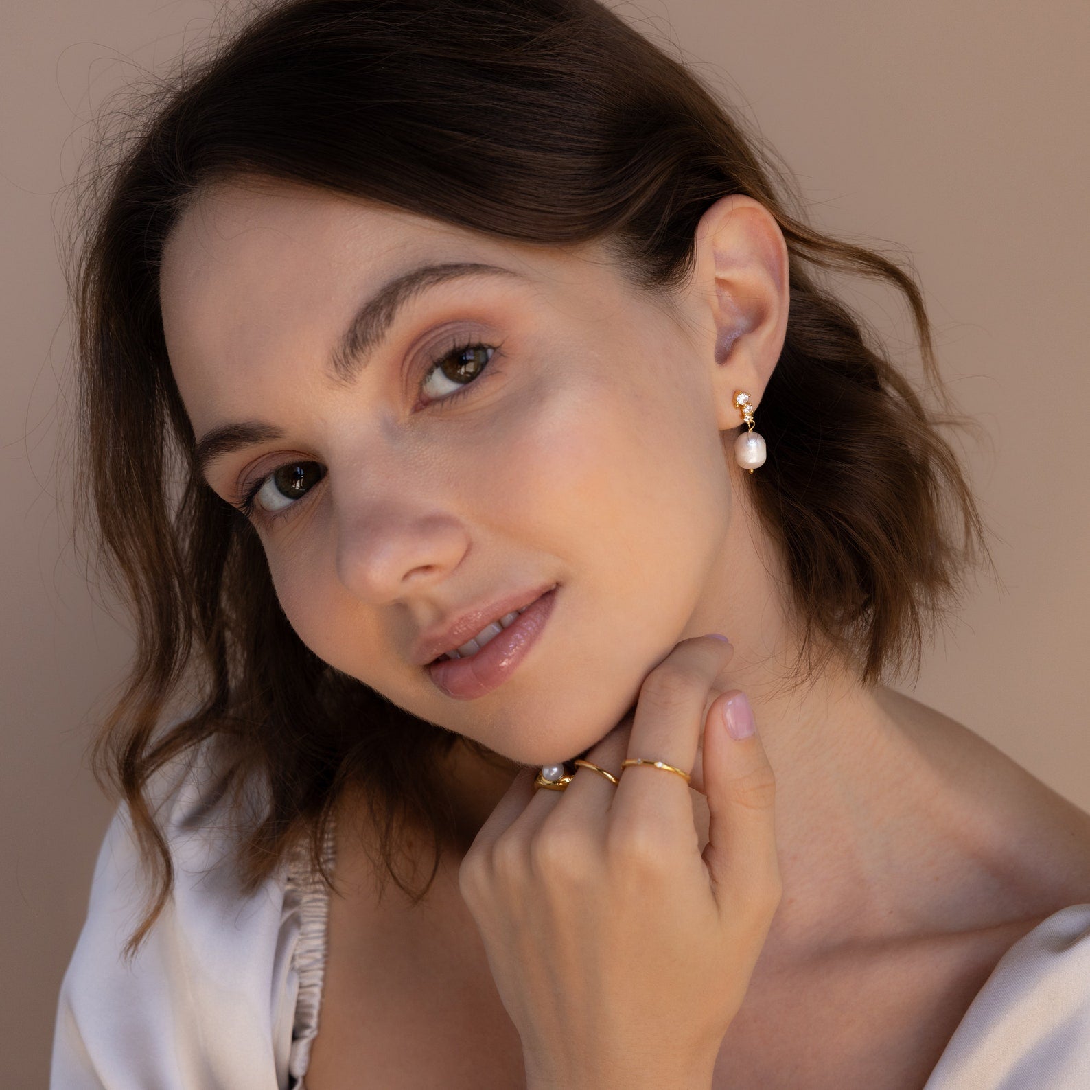 Ivy Drop Earrings – 18K Gold, Waterproof & Hypoallergenic