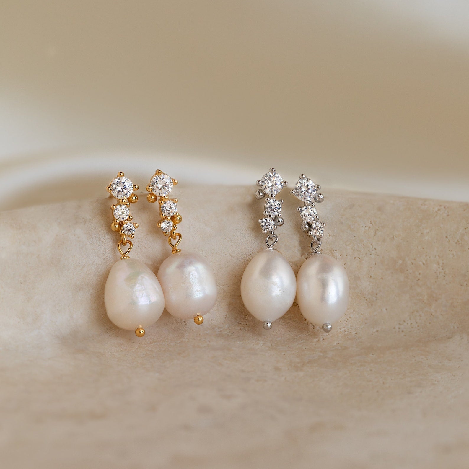 Ivy Drop Earrings – 18K Gold, Waterproof & Hypoallergenic